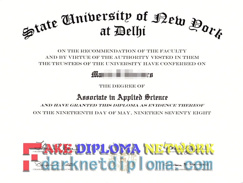 How to Create a Fake State University of New York at Delhi Diploma: Step-by-Step Guide
