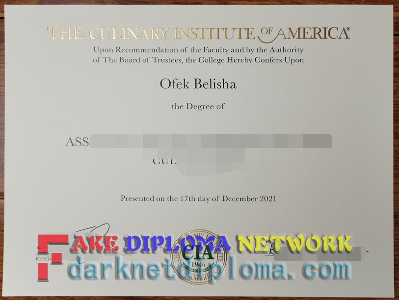 How to Create a Fake The Culinary Institute of America Diploma: Step-by-Step Guide