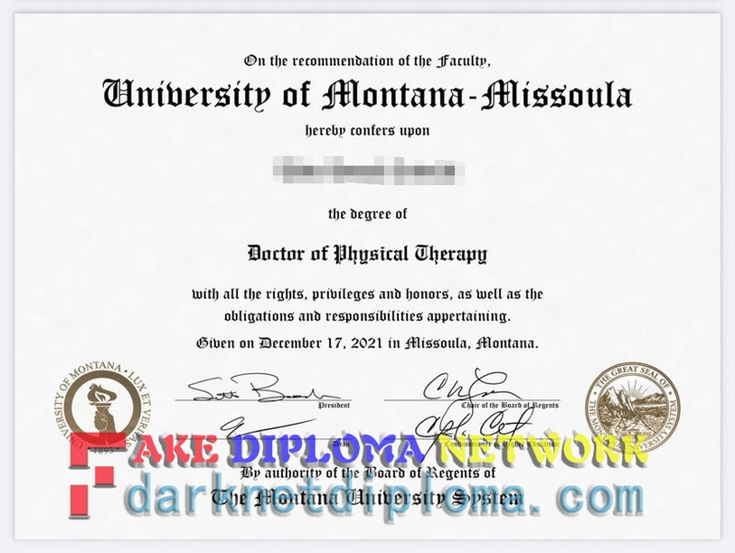 How to Create a Fake University of Montana Missoula Degree: Step-by-Step Guide