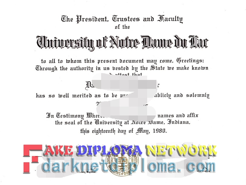 How to Create a Fake University of Notre Dame du Lac Degree: Step-by-Step Guide