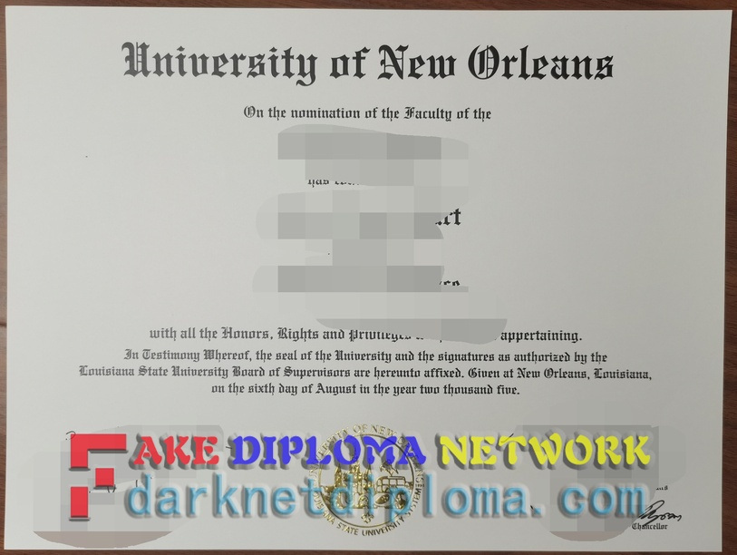 How to Create a Fake University of New Orleans (UNO) Degree: Step-by-Step Guide