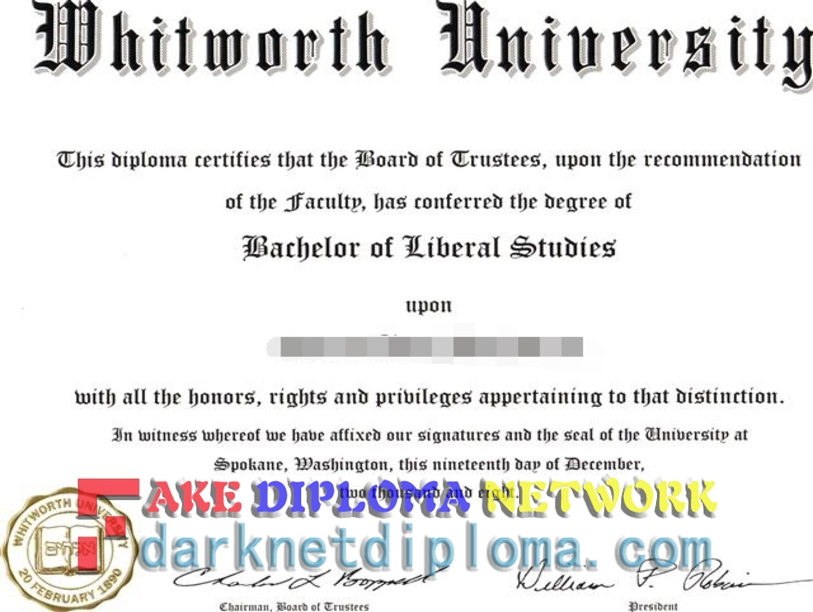 How to Create a Fake Whitworth University Degree: A Step-by-Step Guide