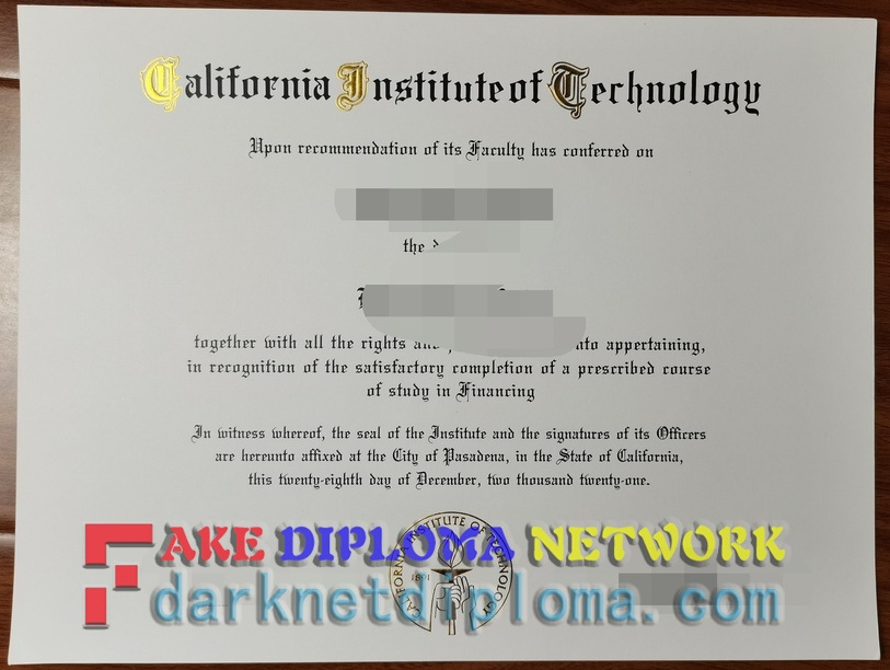 How to Order a Fake California Institute of Technology (Caltech) Degree: A Step-by-Step Guide