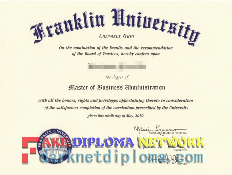 How to Order a Fake Franklin University Degree: A Step-by-Step Guide