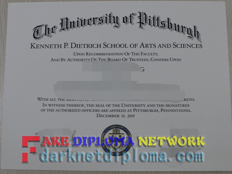 How to Order a Fake University of Pittsburgh Diploma: A Step-by-Step Guide