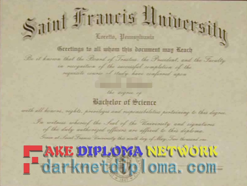 How to Order a Fake University of St. Francis Diploma: Step-by-Step Guide
