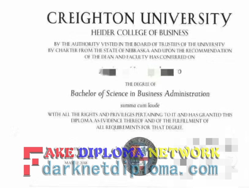 How to Purchase a Fake Creighton University Diploma: A Step-by-Step Guide