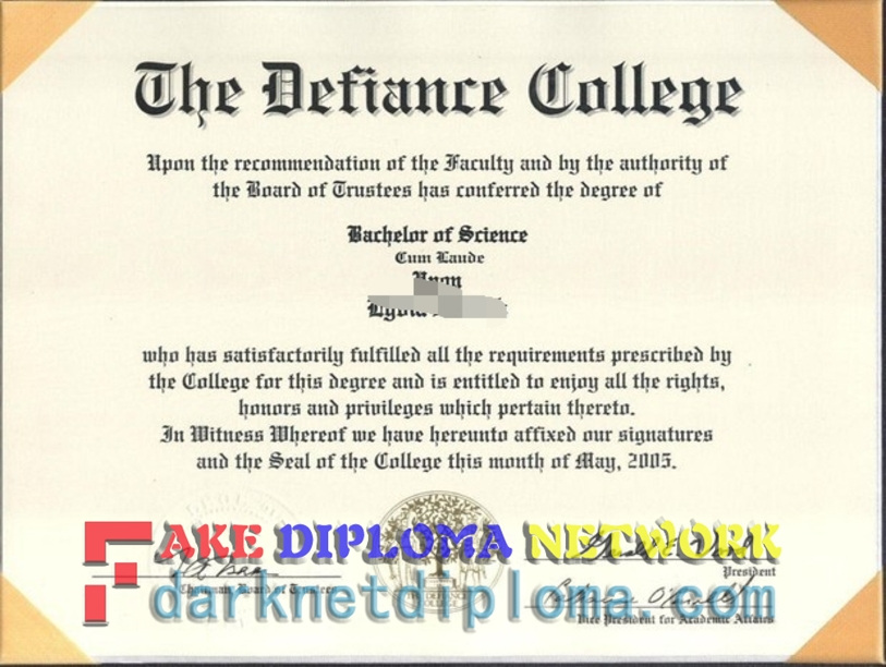 How to Purchase a Fake Defiance College Diploma: A Step-by-Step Guide