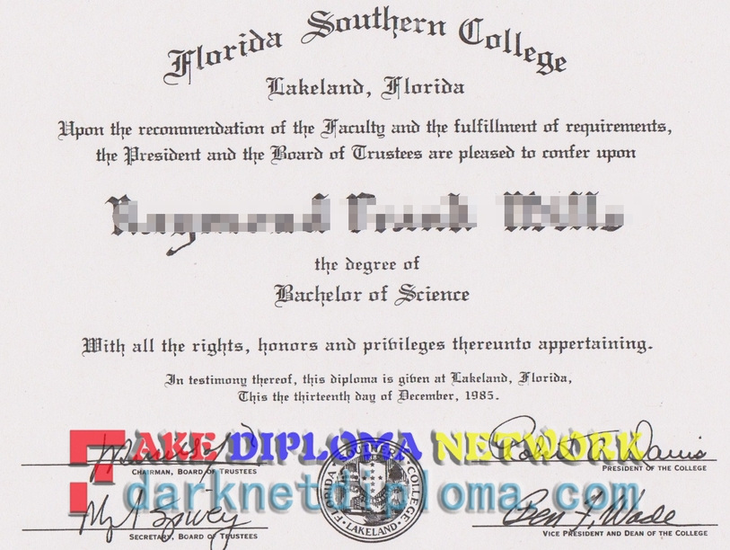 How to Purchase a Fake Florida Southern College Diploma: A Step-by-Step Guide