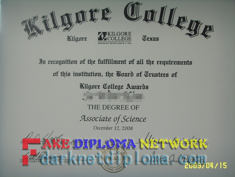 How to Purchase a Fake Kilgore College Diploma: A Step-by-Step Guide
