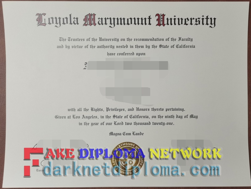 How to Purchase a Fake Loyola Marymount University Diploma: A Step-by-Step Guide