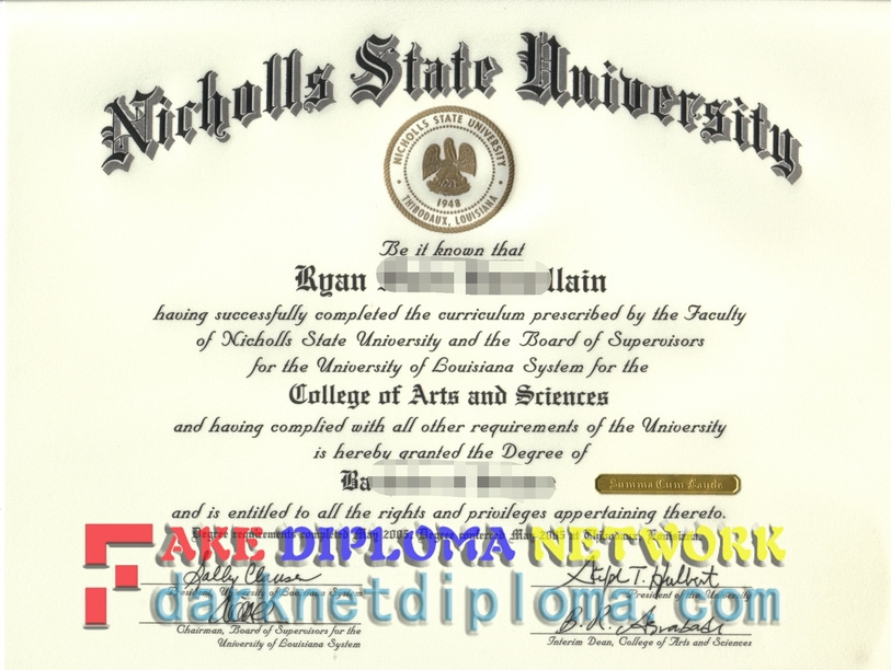 How to Purchase a Fake Nicholls State University Diploma: A Step-by-Step Guide
