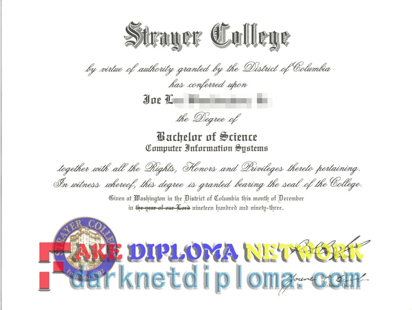 How to Purchase a Fake Strayer University Degree: A Step-by-Step Guide
