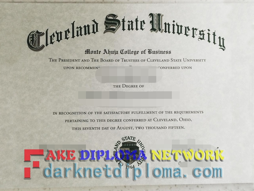 How to Purchase a Fake Cleveland State University Diploma: A Step-by-Step Guide