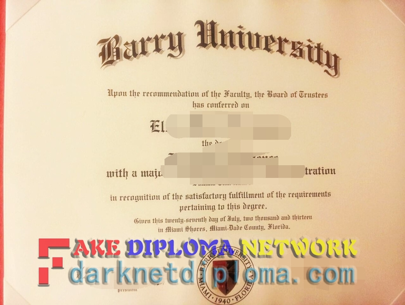 Is It Possible to Buy a Fake Barry University Diploma?