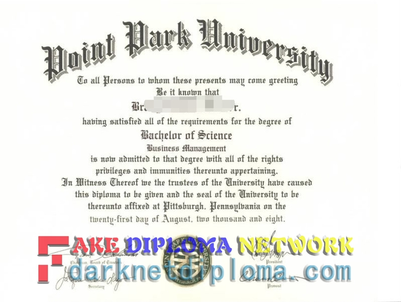 Is It Possible to Buy a Fake Point Park University Diploma?