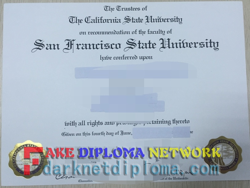 Is It Possible to Buy a Fake San Francisco State University Diploma?