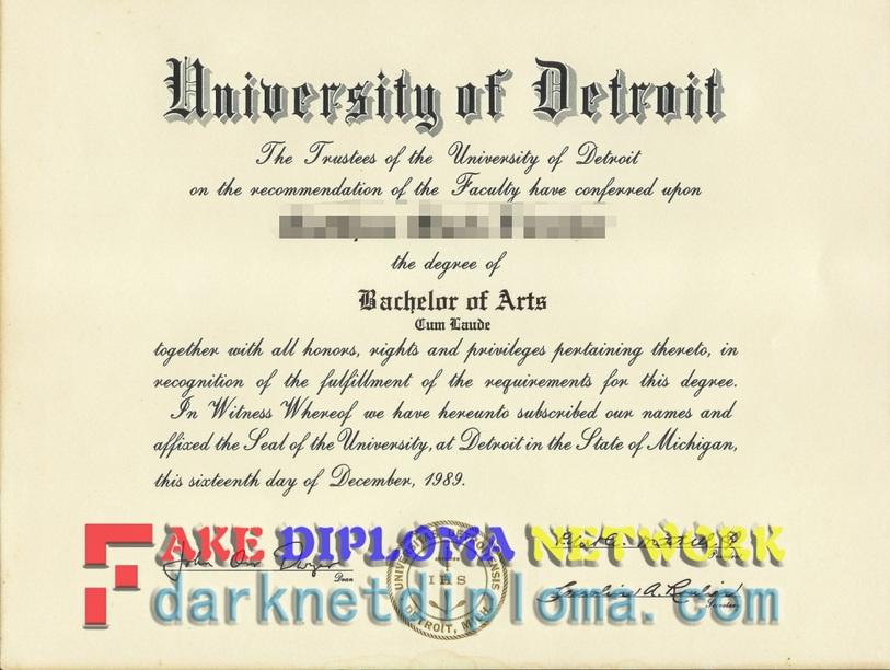 Is It Possible to Buy a Fake University of Detroit Mercy Degree?