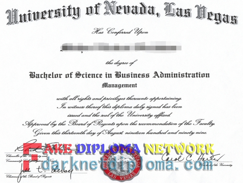 Is It Possible to Buy a Fake University of Nevada Las Vegas Diploma?