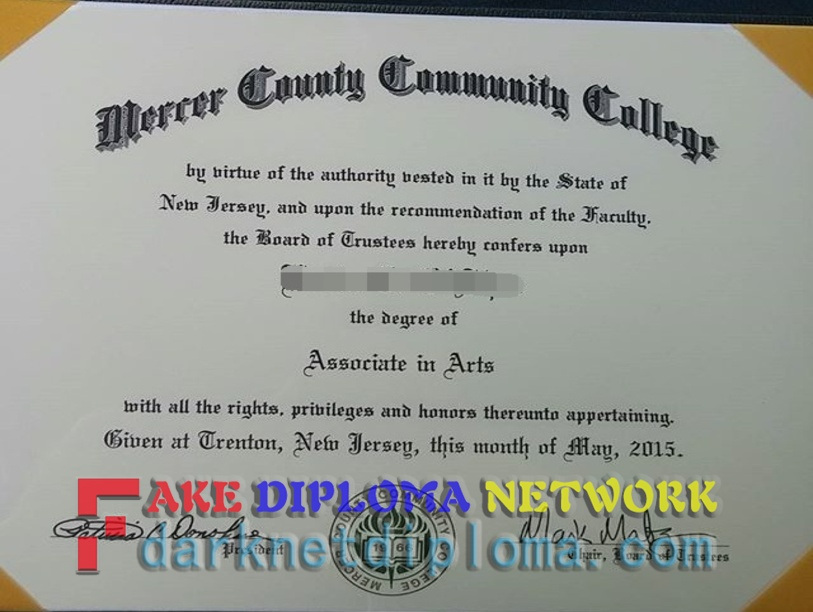 How to Make a Fake Mercer County Community College Diploma: A Step-by-Step Guide