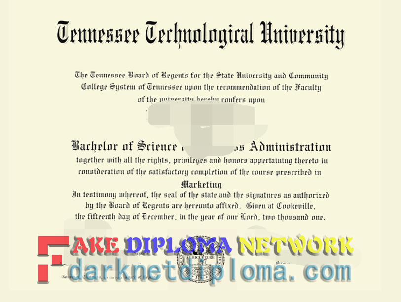 Crafting the Perfect "Make Fake Tennessee Tech University Degree" Experience