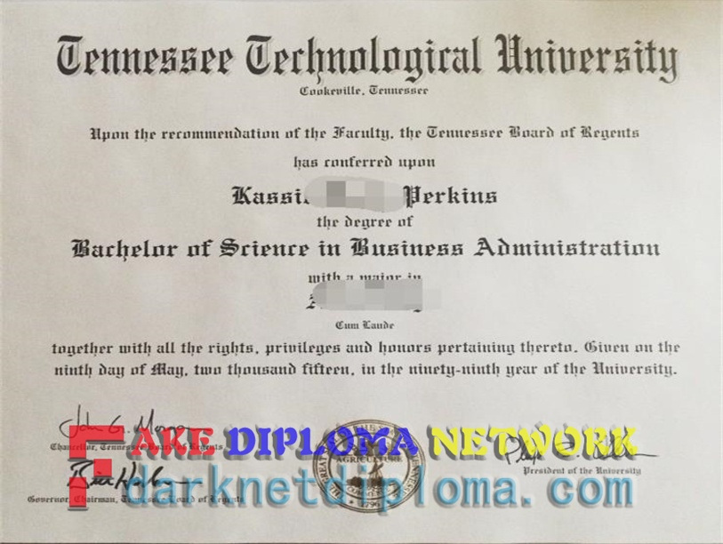 How to Make a Fake Tennessee Technological University Diploma: A Step-by-Step Guide