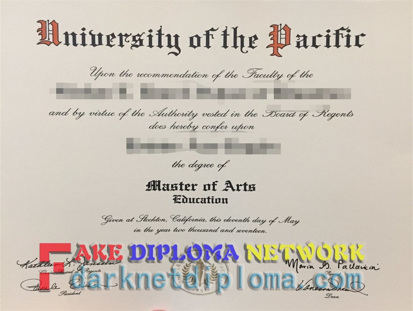 How to Make a Fake University of the Pacific Diploma: A Step-by-Step Guide