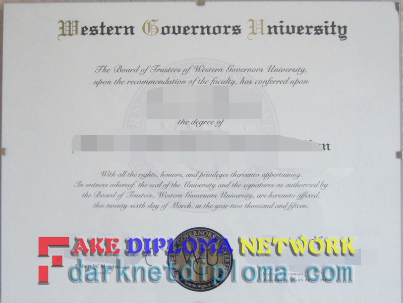 How to Make a Fake Western Governors University (WGU) Degree