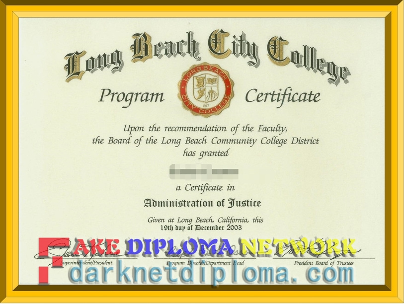 Purchase Fake Long Beach City College Diploma: A Comprehensive Guide