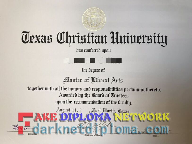 Purchase Fake Texas Christian University Diploma: A Comprehensive Guide