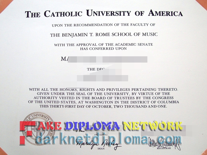 Purchase Fake The Catholic University of America Diploma: A Comprehensive Guide