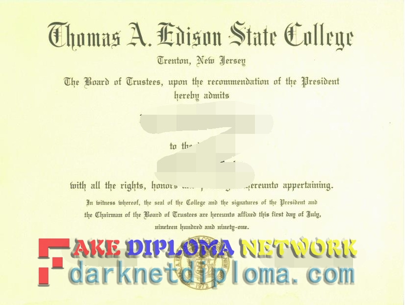 Purchase Fake Thomas Edison State University Degree: Is It Worth the Risk?