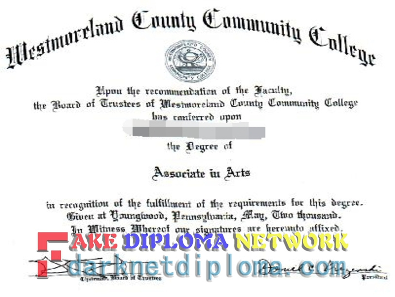 Purchase Fake Westmoreland County Community College Degree: Top Tips and Tricks