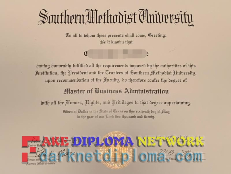 Purchase Phony Southern Methodist University Degree: Is It Worth the Risk?