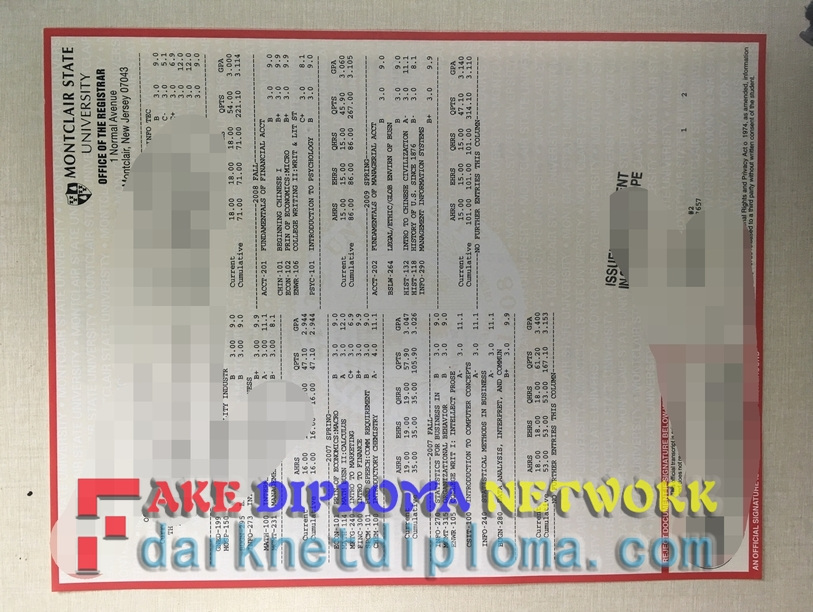 The Best Website to Buy Fake Montclair State University Degree
