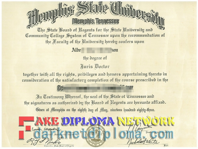 The Steps to Buy a Fake Memphis State University Degree