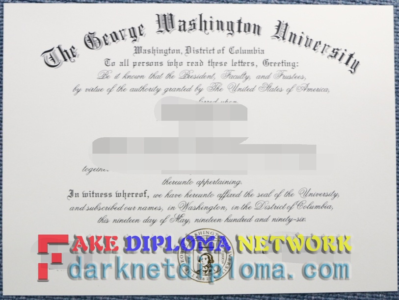 The Steps to Buy a Fake The George Washington University Diploma