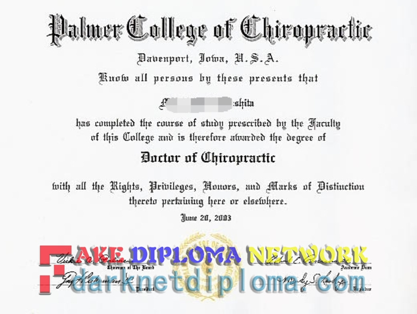 Where to Purchase a Fake Palmer College of Chiropractic Degree: A Buyer's Guide