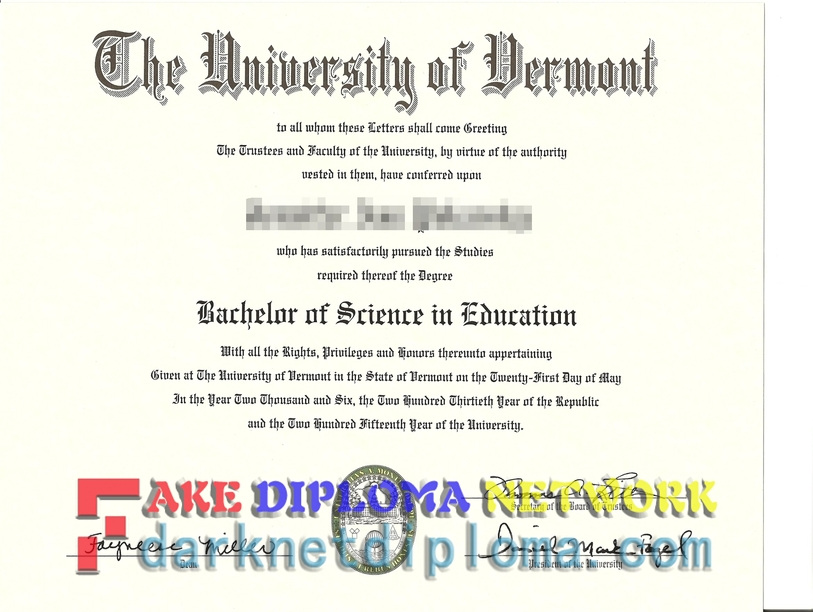 Where to Purchase Fake The University of Vermont Degree: A Comprehensive Guide