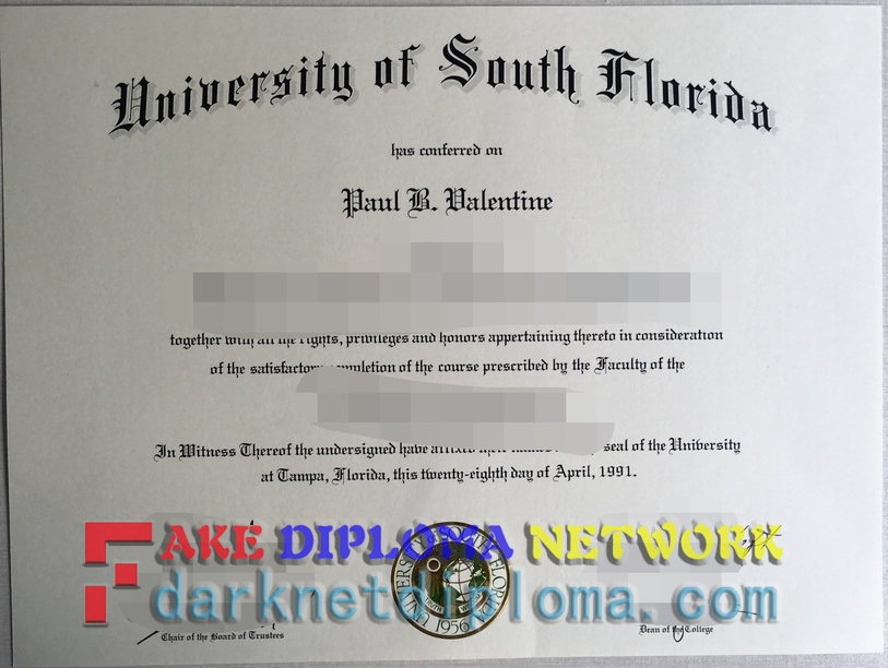 Where to Purchase a Fake University of South Florida Degree?