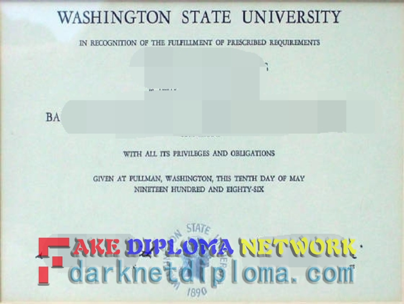 Where to Purchase a Fake Washington State University Diploma: A Comprehensive Guide