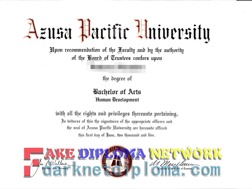 How to Spot a Fake Azusa Pacific University Degree