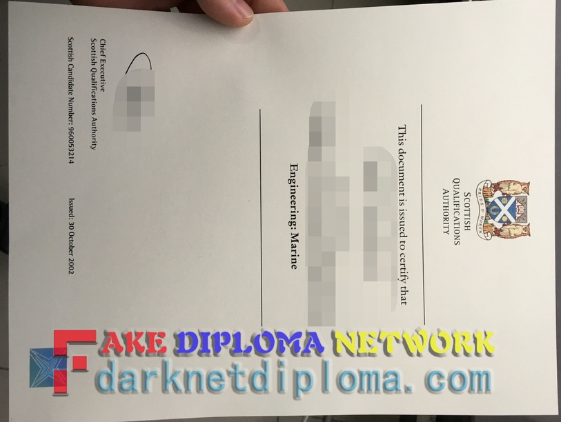 Buy Fake Scottish Qualifications Authority Diploma: Is It Worth the Risk?