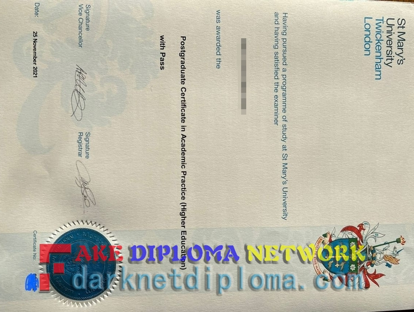 Buy Fake St Mary's University, Twickenham Diploma: Is It Worth the Risk?
