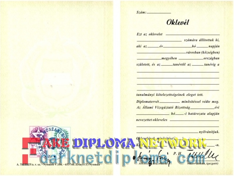 Copy Fake Budapest Tech Diploma: A Guide for Students and Professionals