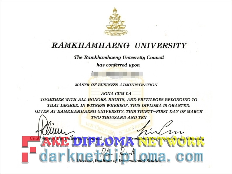 How Fast Can You Buy a Fake Ramkhamhaeng University, Thailand Diploma?