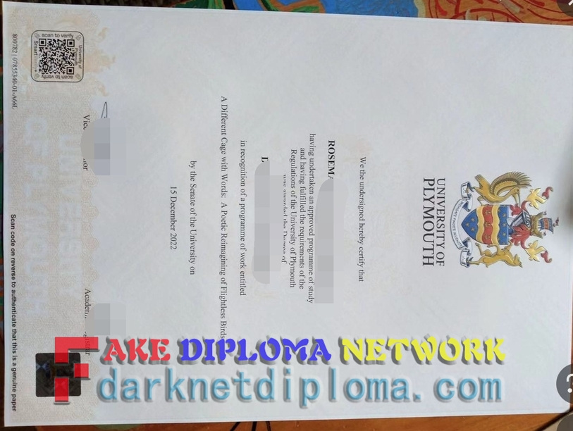 How Fast Can You Get a Fake University of Plymouth Diploma?