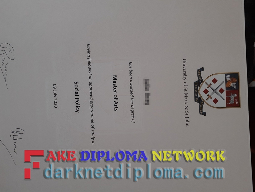 How Fast Can You Get a Fake University of St Mark and St John, Plymouth Diploma?