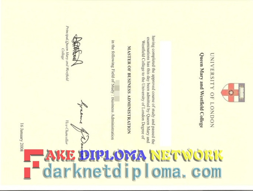 Is It Possible to Buy Fake Queen Mary and Westfield College Diplomas?