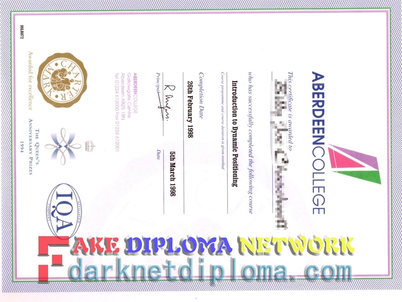 Purchase Fake Aberdeen College Degree: Is It Worth the Risk?
